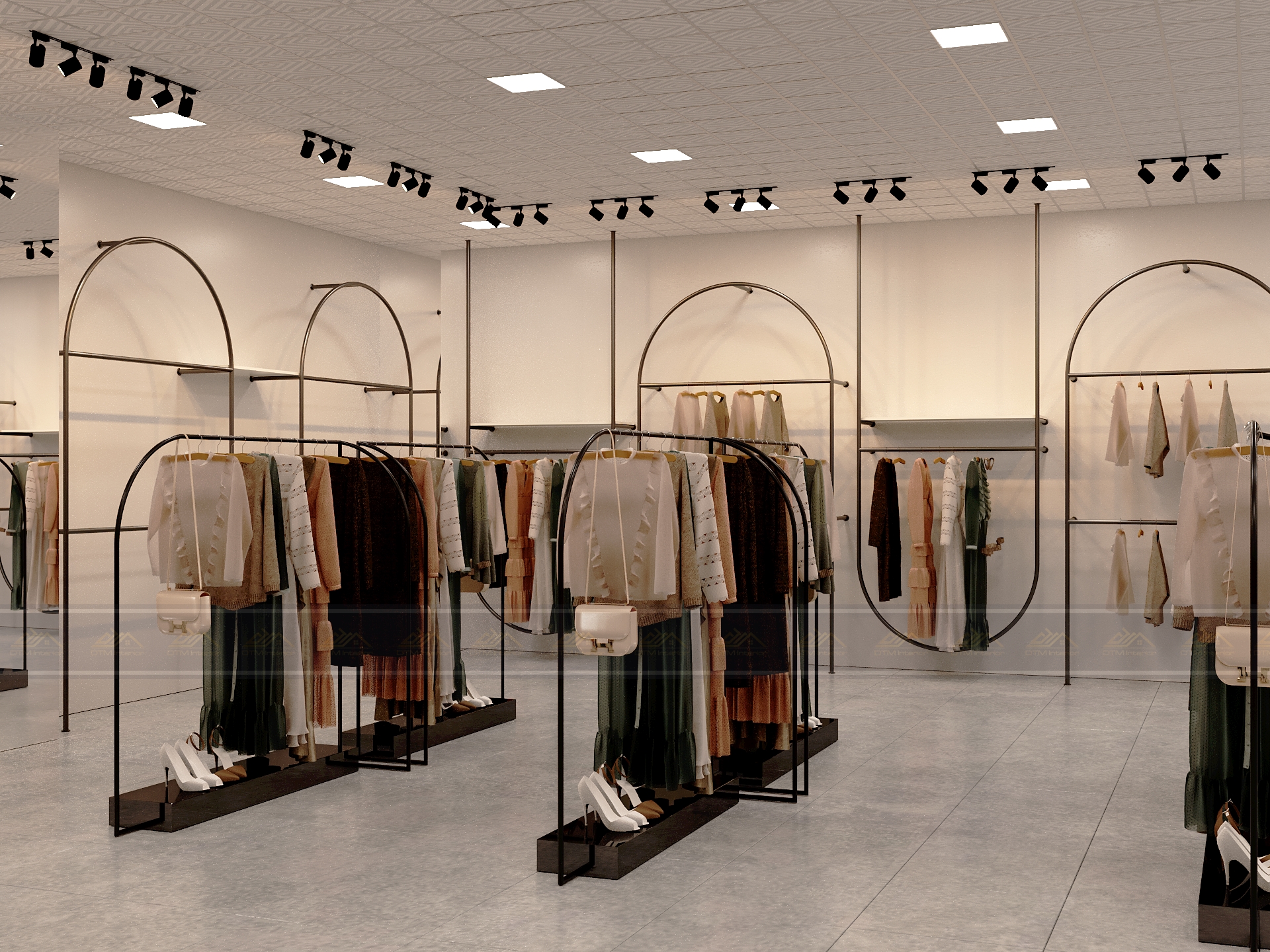 Thiết Kế Nội Thất Shop Quần Áo